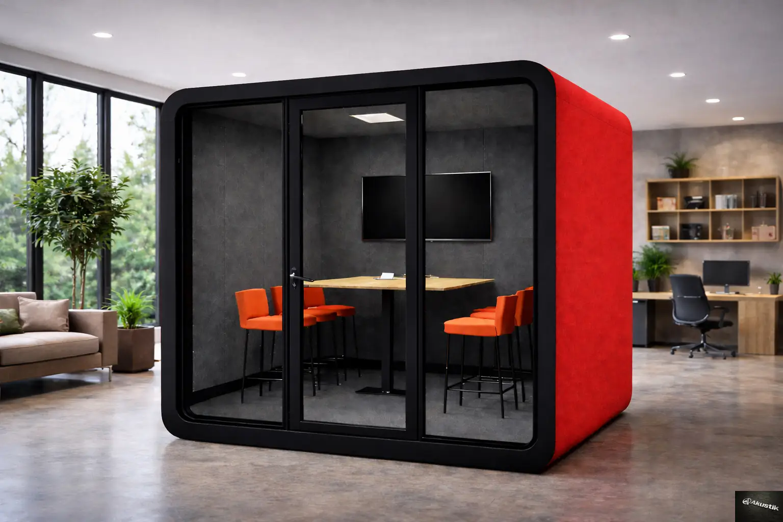 Amsterdam 6-person meeting room pod