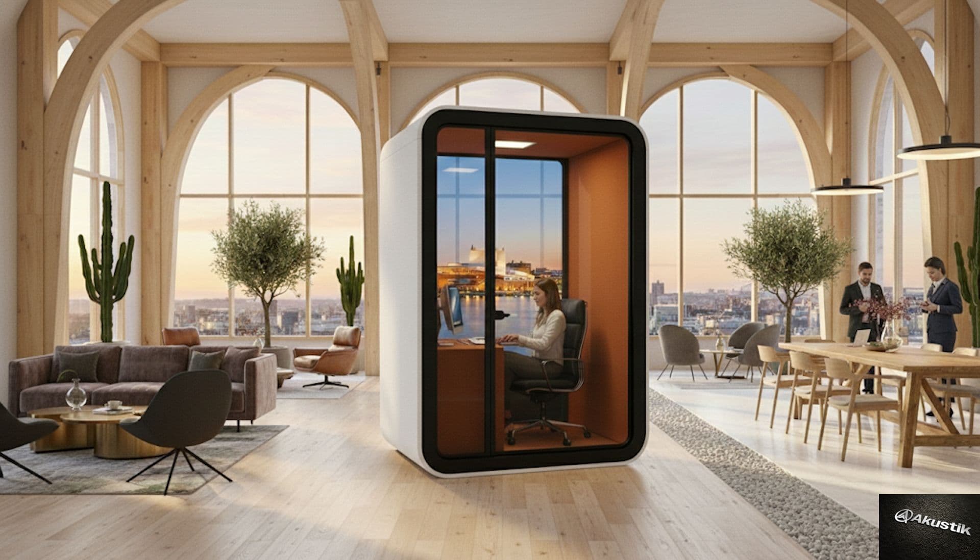 Berlin single-person focus pod
