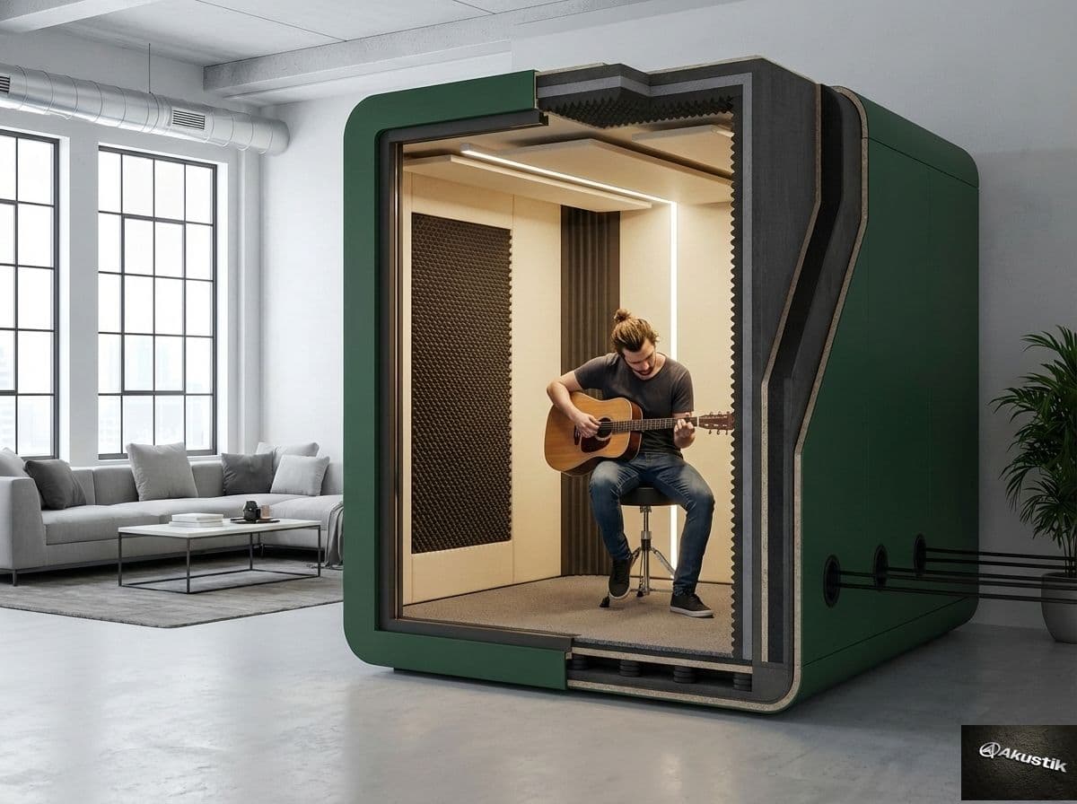 Beat vocal booth for recording and podcast use